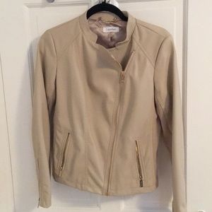 Calvin Klein faux leather jacket
